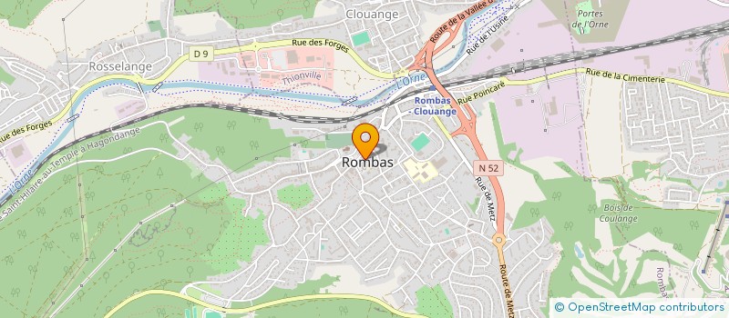 localisation de l'entreprise SALWA  ROMBAS