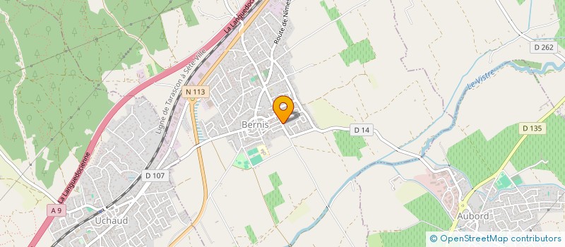 localisation de l'entreprise SALY  BERNIS