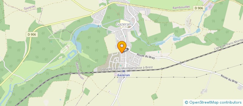 localisation de l'entreprise SALY  GAZERAN