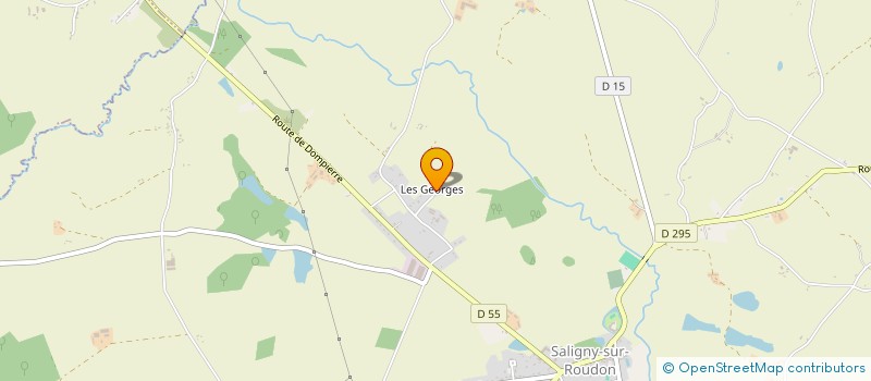 localisation de l'entreprise SALY MAT à SALIGNY-SUR-ROUDON
