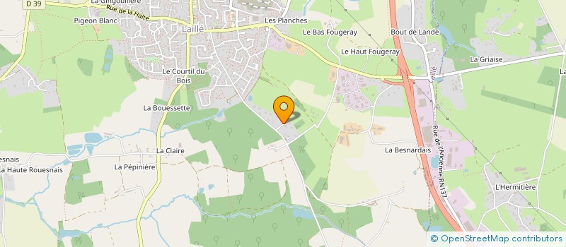 localisation de l'entreprise SALYNE  LAILLE