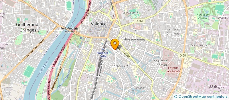 localisation de l'entreprise SALZARD MORALES SDF à VALENCE