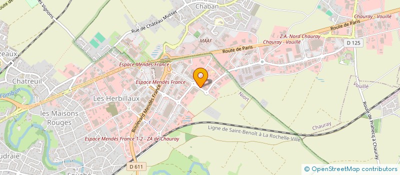 localisation de l'entreprise SAM 2  NIORT