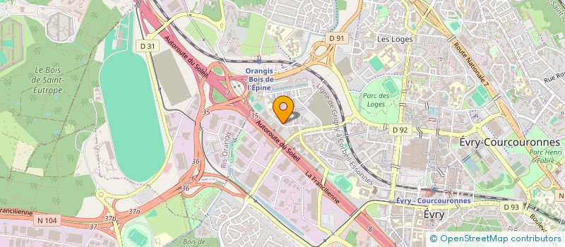 localisation de l'entreprise SAM 2 I  EVRY-COURCOURONNES