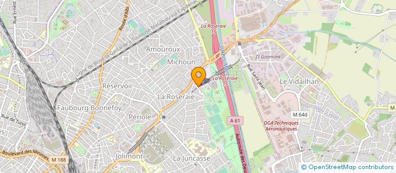 localisation de l'entreprise SAM 31 PEINTURE à TOULOUSE