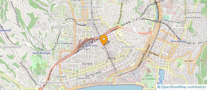 localisation de l'entreprise SAM à NICE
