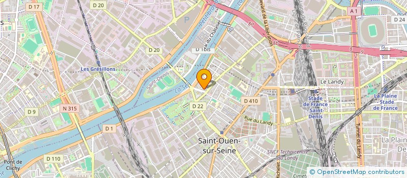 localisation de l'entreprise SAM à SAINT-OUEN-SUR-SEINE