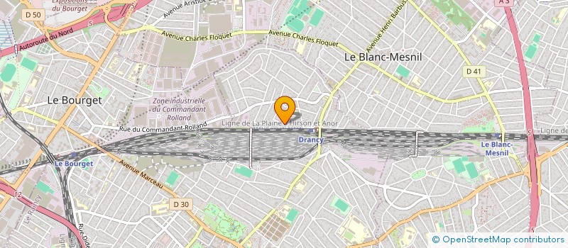 localisation de l'entreprise SAM à DRANCY