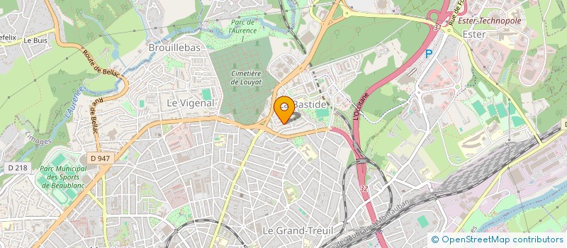 localisation de l'entreprise SAM à LIMOGES