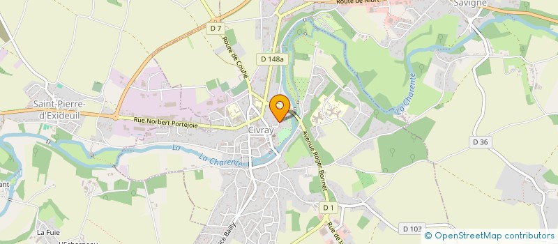 localisation de l'entreprise SAM  CIVRAY