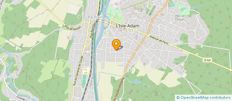 localisation de l'entreprise SAM  L'ISLE-ADAM