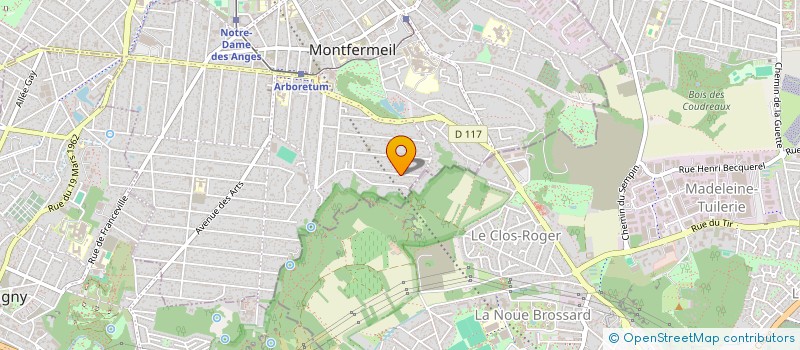 localisation de l'entreprise SAM à MONTFERMEIL