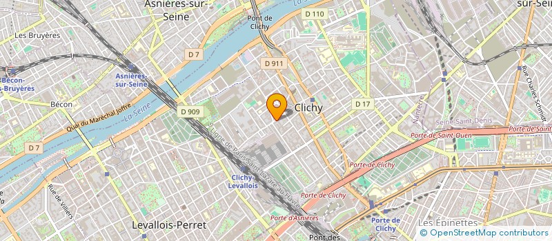 localisation de l'entreprise SAM à CLICHY