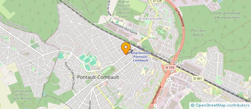 localisation de l'entreprise SAM à PONTAULT-COMBAULT
