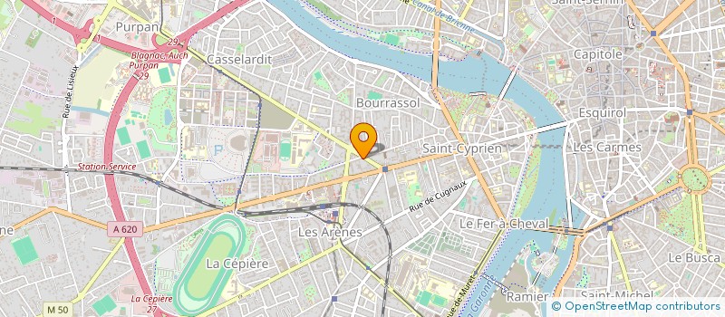 localisation de l'entreprise SAM à TOULOUSE