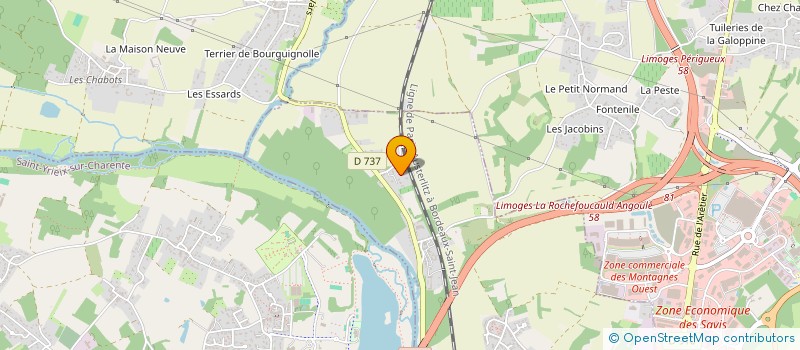 localisation de l'entreprise SAM  GOND-PONTOUVRE