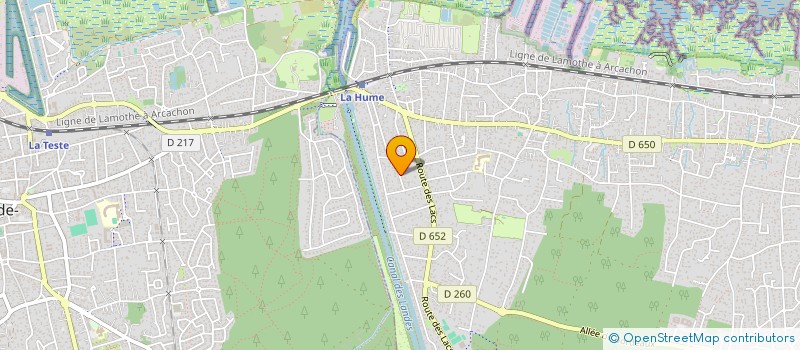 localisation de l'entreprise SAM  GUJAN MESTRAS