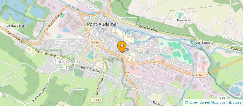 localisation de l'entreprise SAM à PONT-AUDEMER