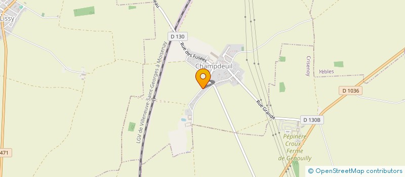 localisation de l'entreprise SAM  CHAMPDEUIL