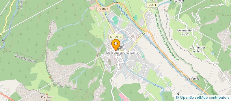 localisation de l'entreprise SAM  LES DEUX ALPES