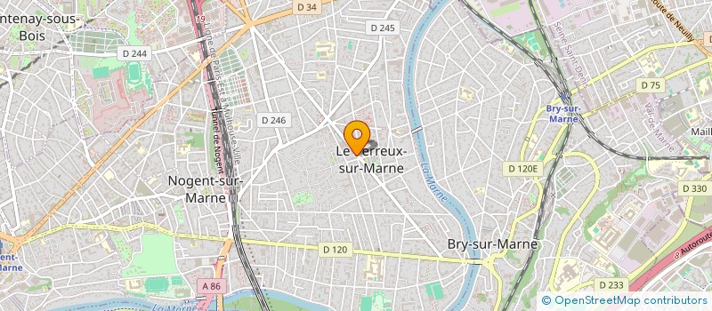 localisation de l'entreprise SAM  LE PERREUX-SUR-MARNE