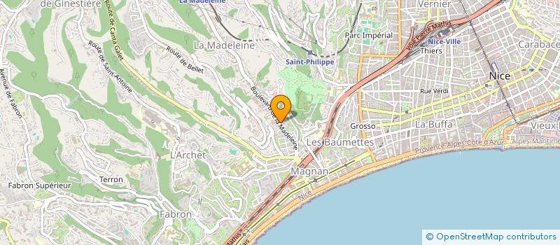 localisation de l'entreprise SAM  NICE