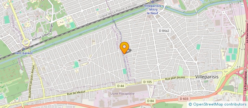 localisation de l'entreprise SAM  VILLEPARISIS