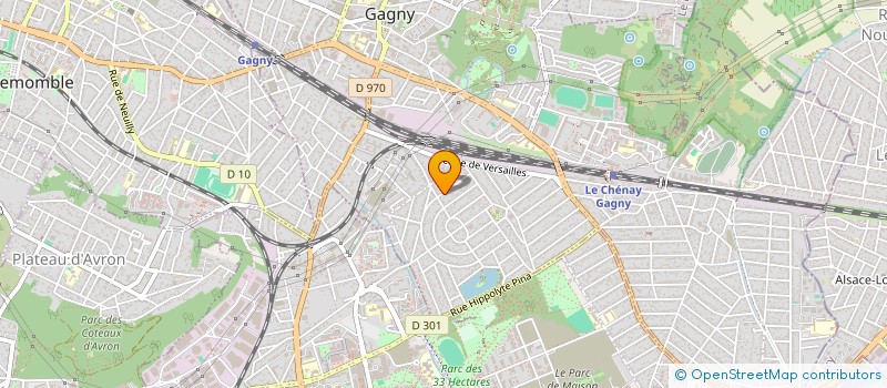 localisation de l'entreprise SAM à GAGNY