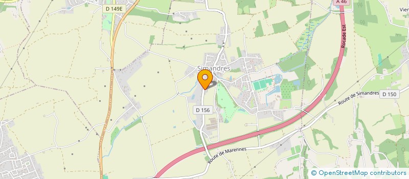 localisation de l'entreprise SAM  SIMANDRES