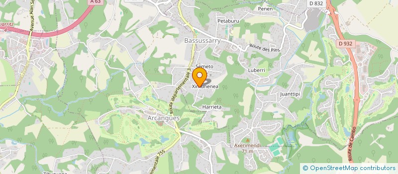 localisation de l'entreprise SAM à BASSUSSARRY