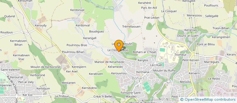 localisation de l'entreprise SAM  MILIZAC-GUIPRONVEL