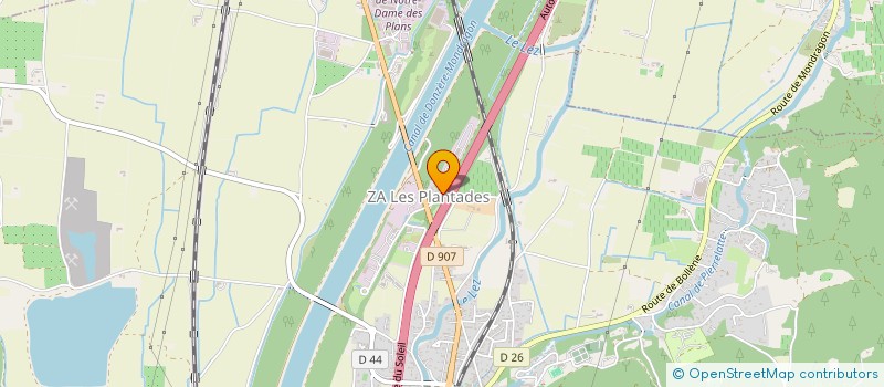 localisation de l'entreprise SAM  MONDRAGON