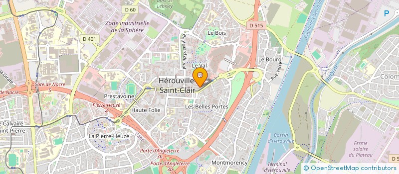 localisation de l'entreprise SAM à HEROUVILLE-SAINT-CLAIR
