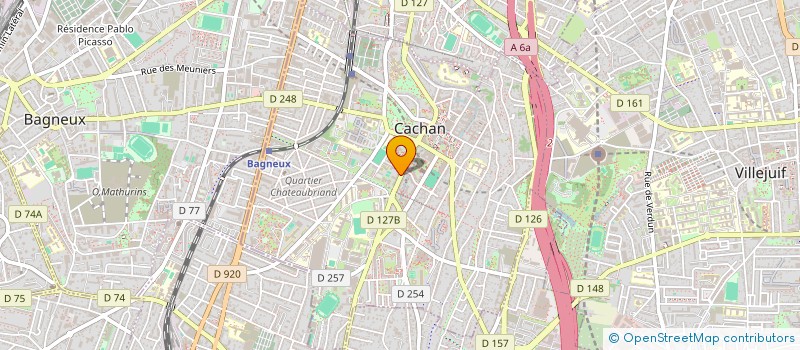 localisation de l'entreprise SAM  CACHAN