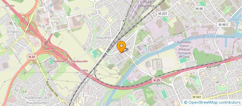 localisation de l'entreprise SAM  SEQUEDIN