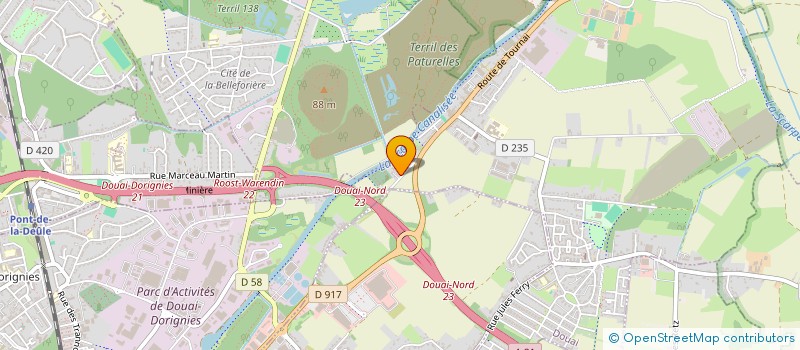 localisation de l'entreprise SAM  DOUAI