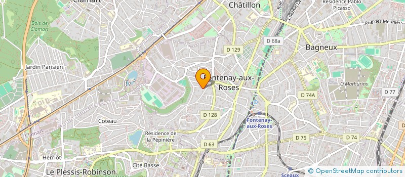 localisation de l'entreprise SAM à FONTENAY-AUX-ROSES