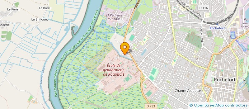 localisation de l'entreprise SAM  ROCHEFORT