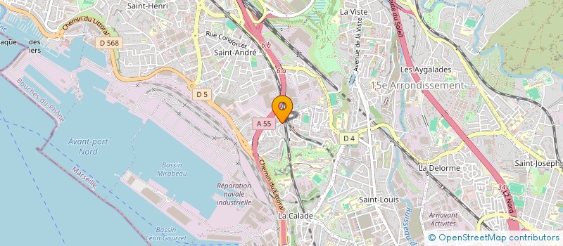 localisation de l'entreprise SAM à MARSEILLE