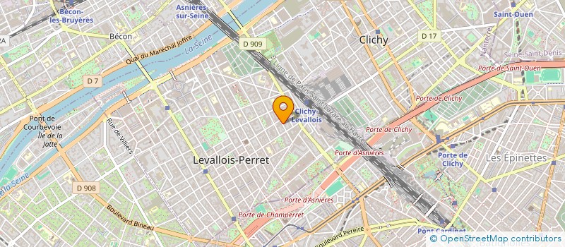 localisation de l'entreprise SAM AF à CLICHY