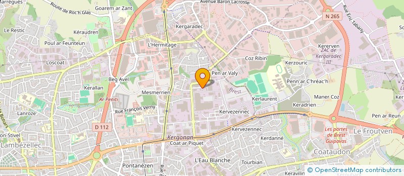 localisation de l'entreprise SAM AFFUTAGE INDUSTRIEL à BREST