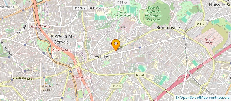 localisation de l'entreprise SAM'AIDE à LES LILAS