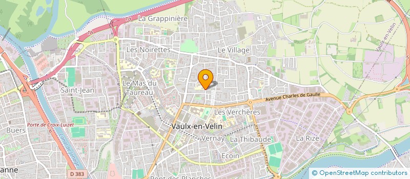 localisation de l'entreprise SAM ASS  VAULX-EN-VELIN