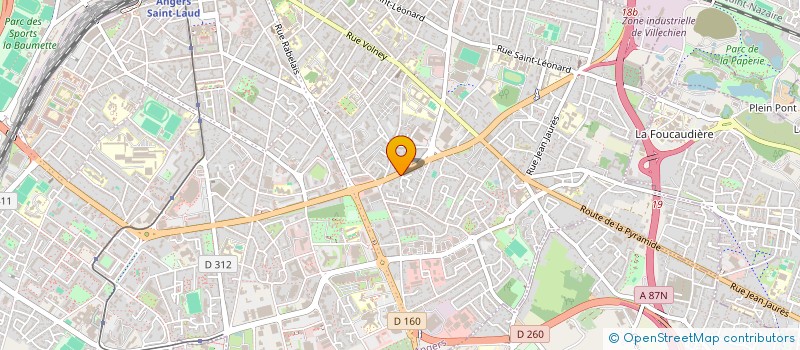 localisation de l'entreprise SAM AUTO à ANGERS