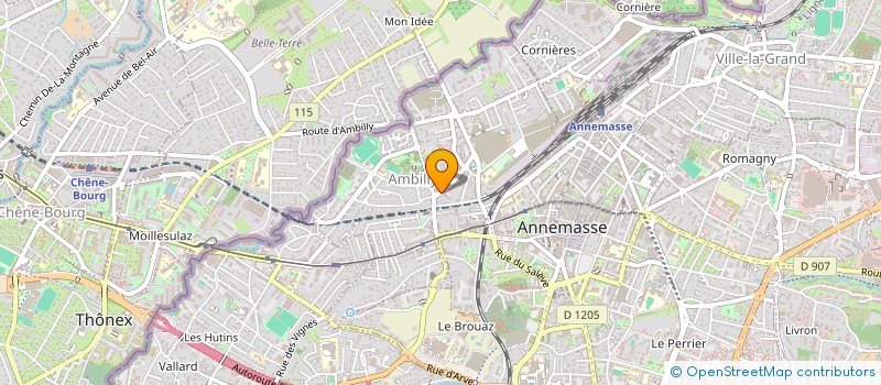 localisation de l'entreprise SAM AUTO-ECOLE  AMBILLY