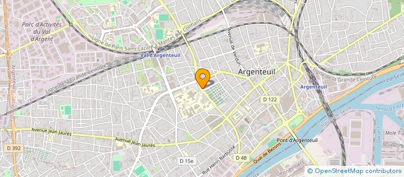 localisation de l'entreprise SAM AUTO SARL à ARGENTEUIL