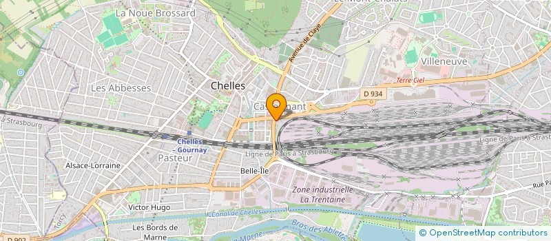 localisation de l'entreprise SAM BATIMENT à CHELLES