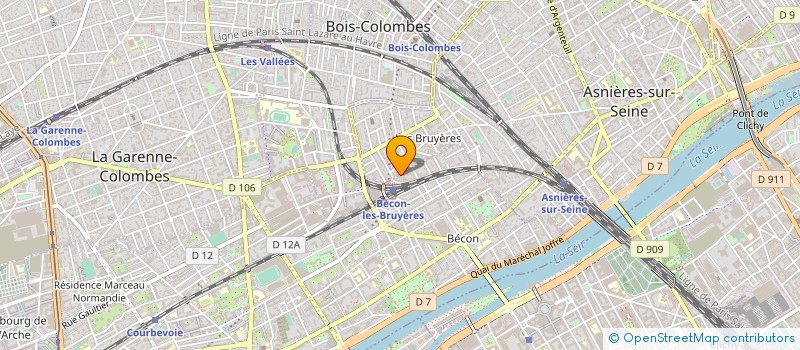 localisation de l'entreprise SAM BO PRIMEUR à COURBEVOIE