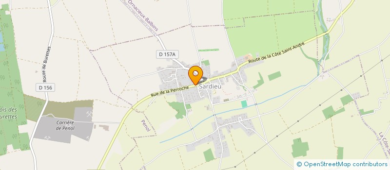 localisation de l'entreprise SAM BOT  SARDIEU