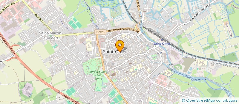 localisation de l'entreprise SAM'BOTT à SAINT-OMER